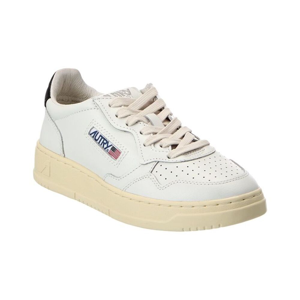 Autry Medalist Leather Sneaker, White